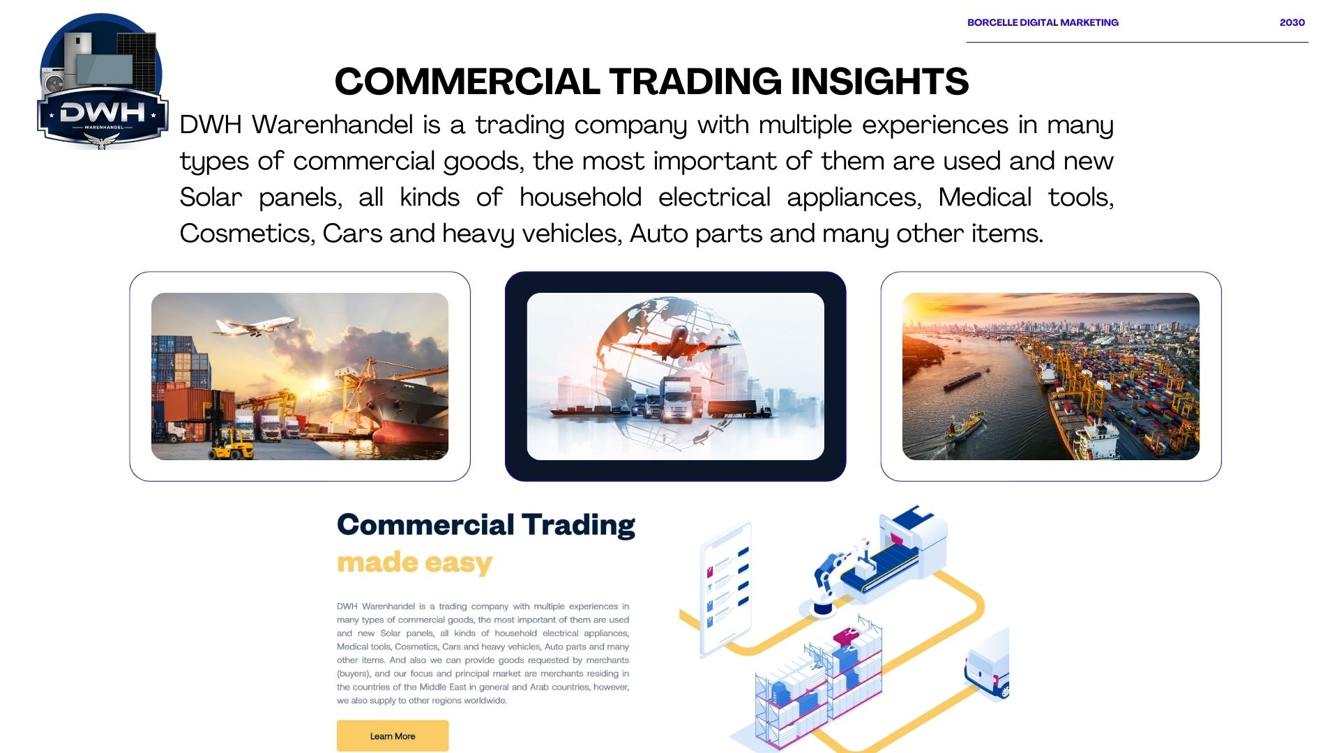 Supply Chain & Logistics Interface